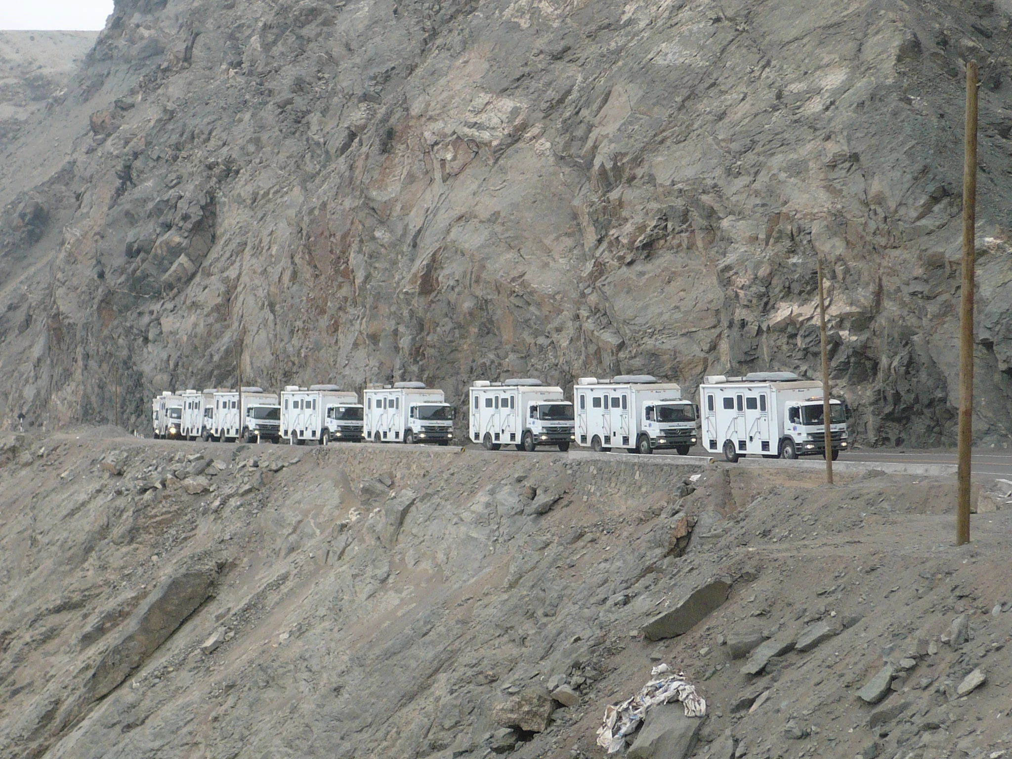 Equipo médico instalado en unidad móvil